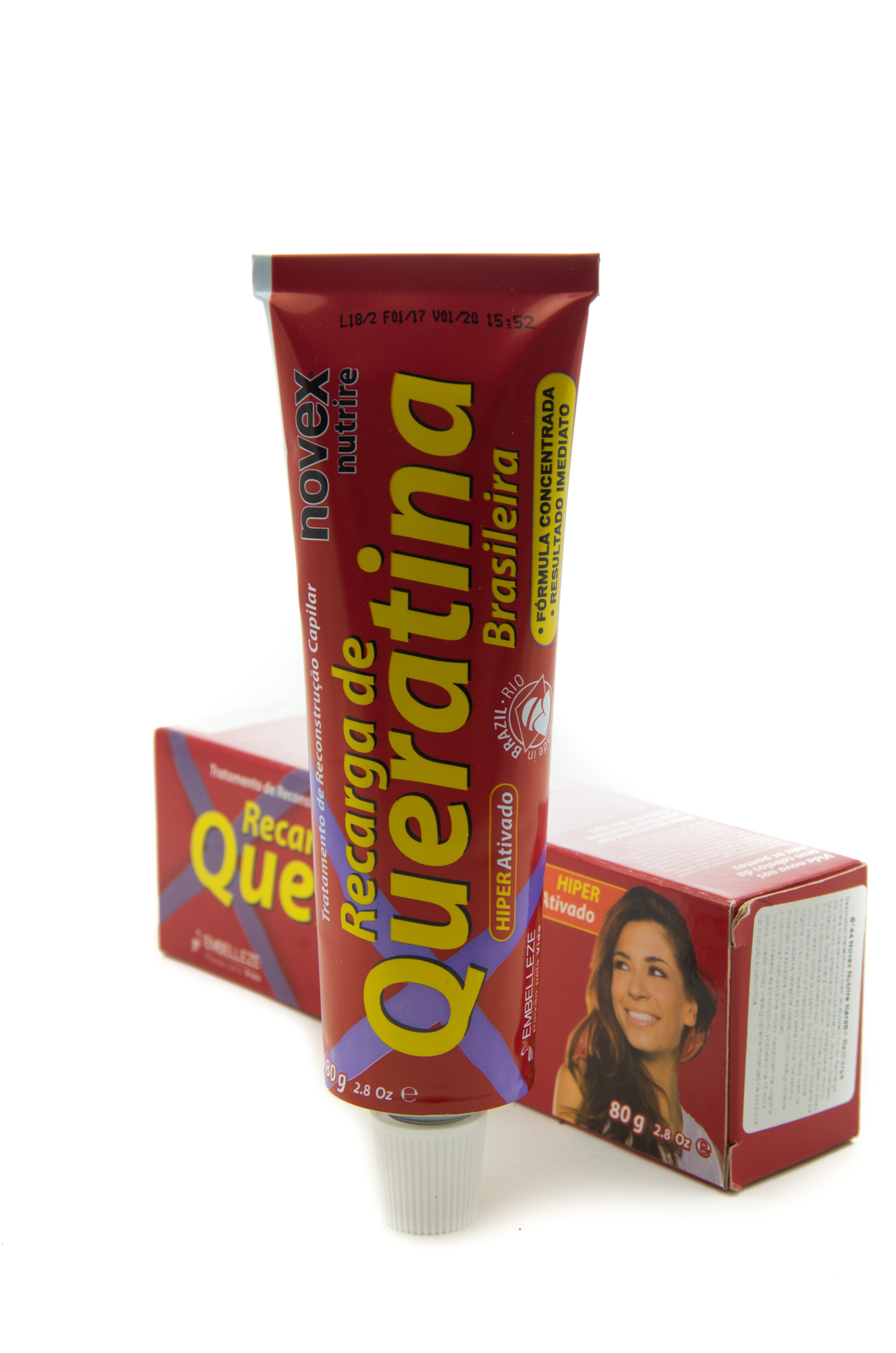 Keratynowy Krem Novex Nutrine Keratin Recharge